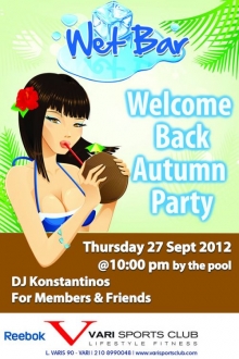 Welcome Back Autumn Party
