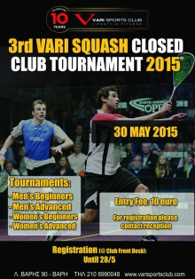 3rd Vari Squash Closed